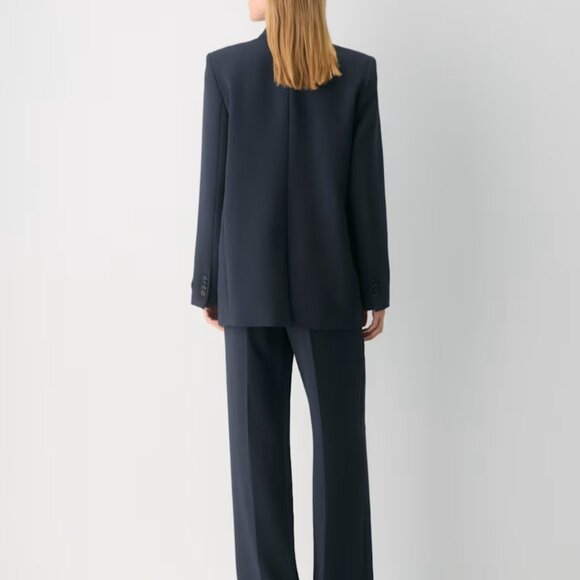 NWT Aritzia The Limitless Pant - Crepette - Dark Night Navy 10 - Picture 5 of 10